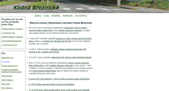 Desktop Screenshot of klidna-breznicka.cz